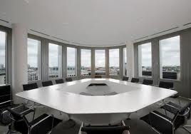 Futuristic conference room